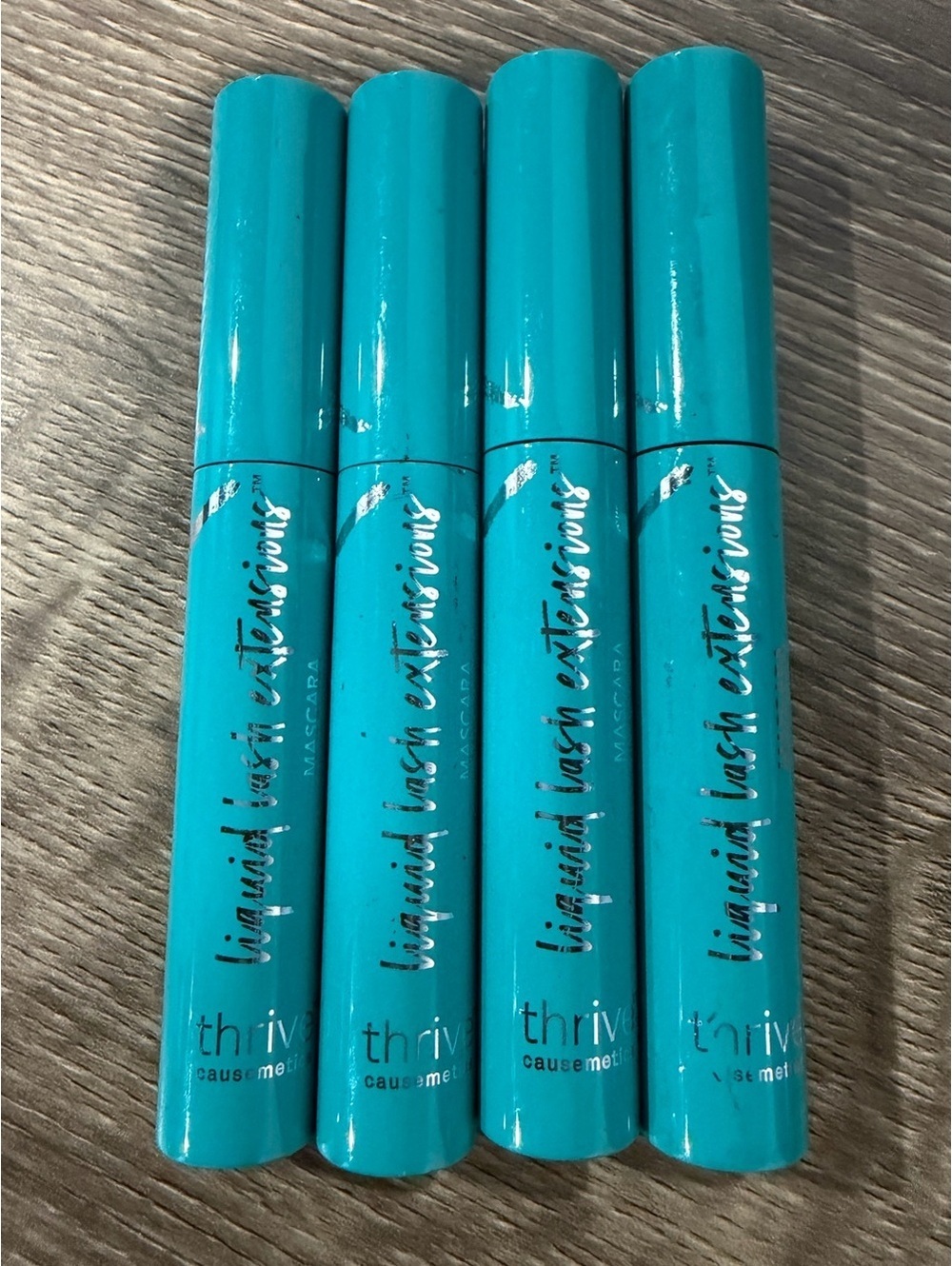 4 x Thrive Causemetics Liquid Lash Extensions Mascara Black Brown Bundle NEW